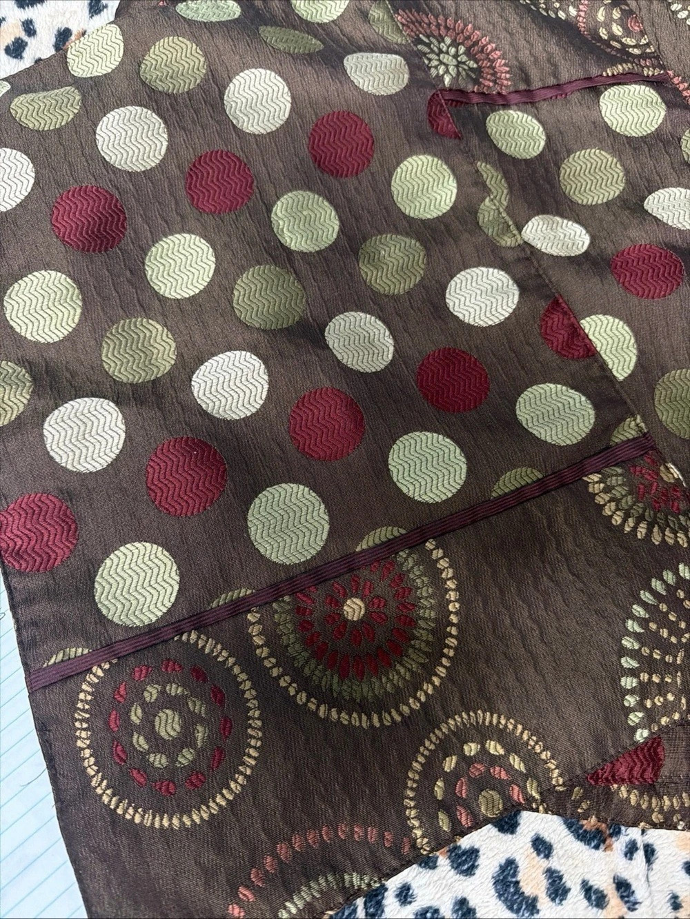 Pier 1 Imports Fall set of 4 table placemats brown red perfect for fall 19.5” x